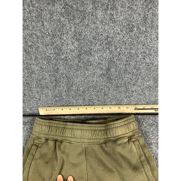 Nike Jogger Sweatpants Boys Size L Olive Colorblock Cuffed Logo Athletic Pants - Picture 6 of 10